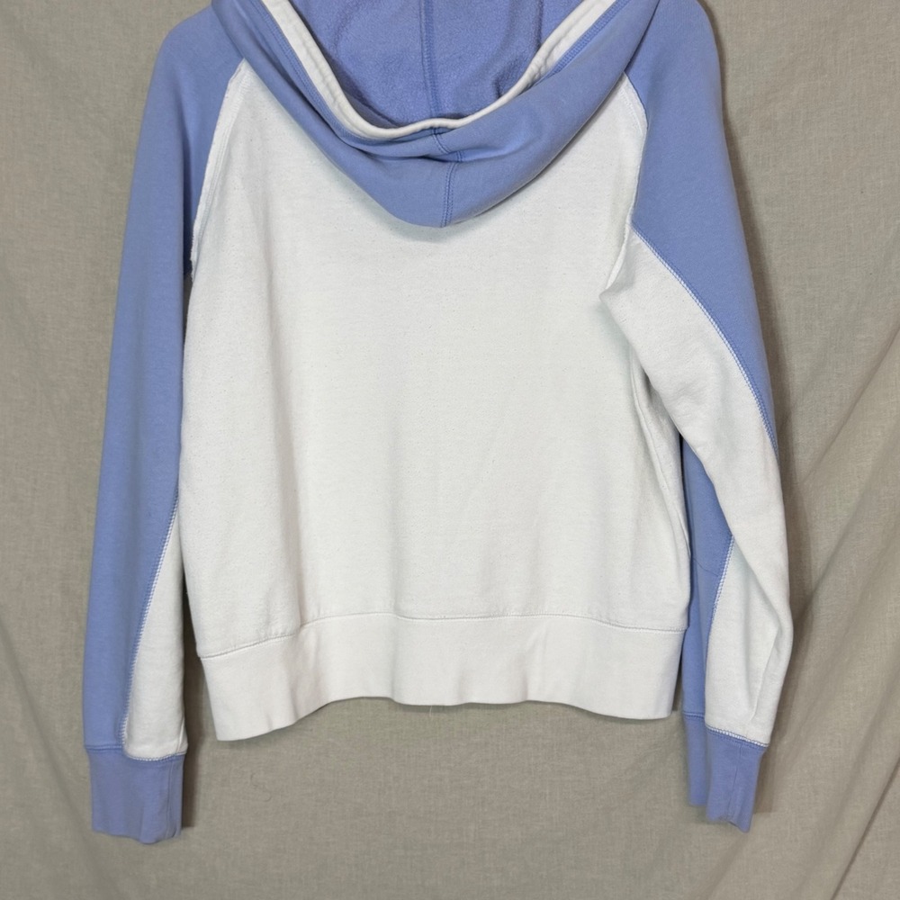 Vintage Y2K Reebok NFL Dallas Cowboys Football Zip Up Hoodie Blue White Women L - Picture 3 of 6